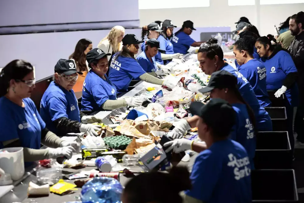 Santos ganha nova estação para ampliar reciclagem em área de mais de 7 mil m²