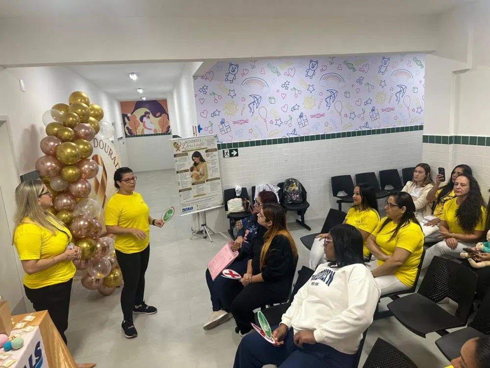 Importância do aleitamento materno é tema de palestra no CEAS Mulher em Praia Grande