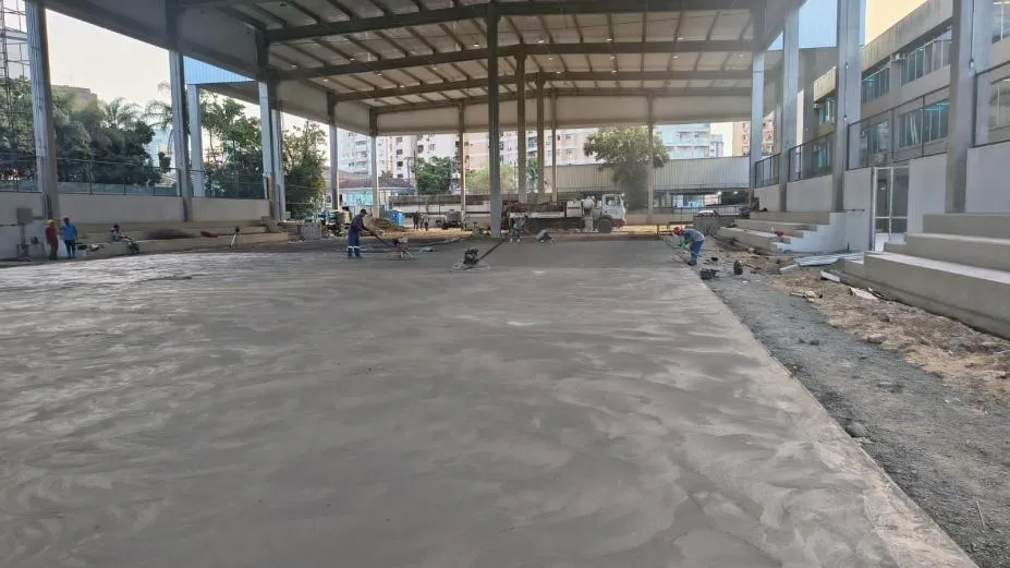 Obras das novas quadras do Complexo Esportivo Rebouças entram na reta final em Santos