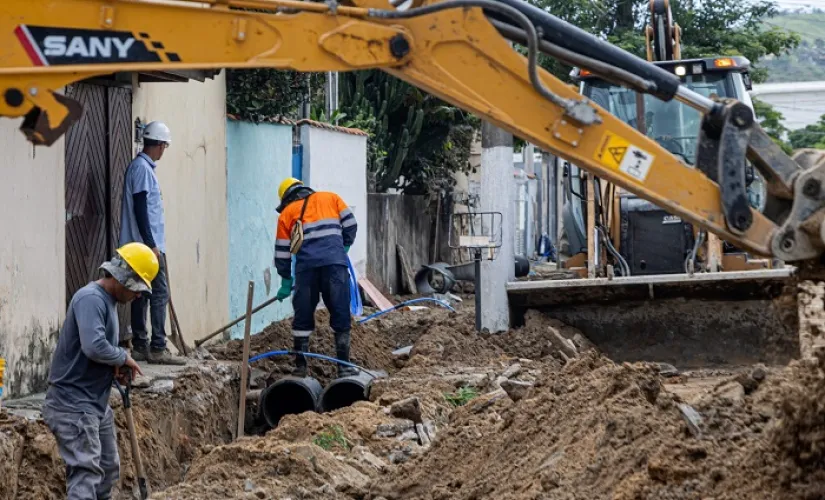 Vila Amélia recebe obras contra alagamentos em São Sebastião, com conclusão prevista para 2027