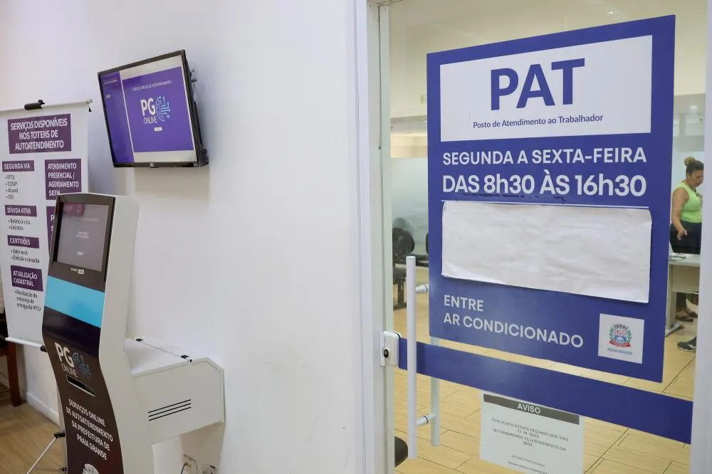 PAT de Praia Grande oferece 49 vagas de emprego nesta semana