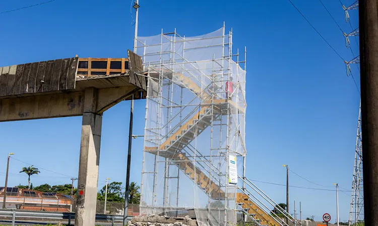 CNL cadastra moradores para transporte durante obras nas passarelas da Rodovia Padre Manoel da Nóbrega