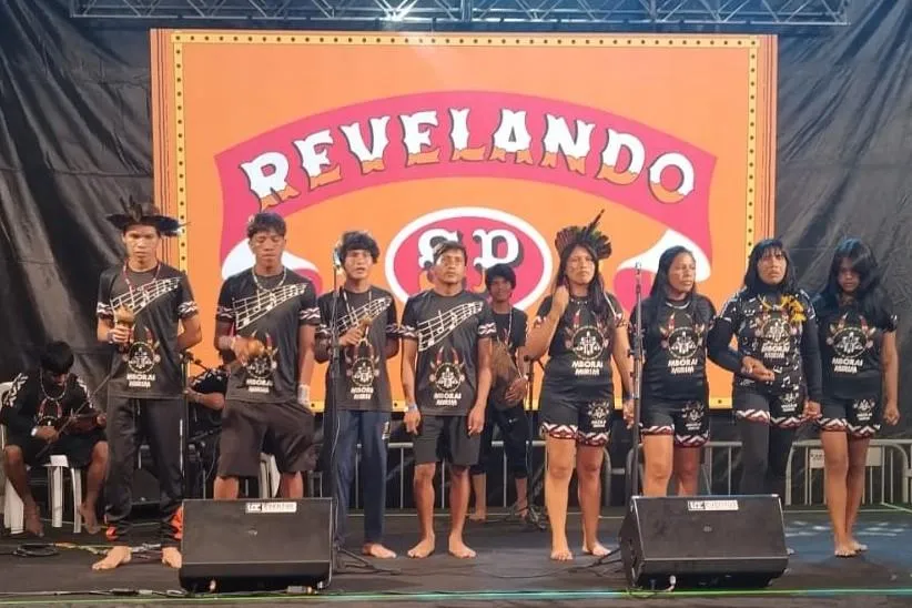 Vozes ancestrais de Mongaguá percorrem o Estado e levam a cultura indígena ao Revelando SP