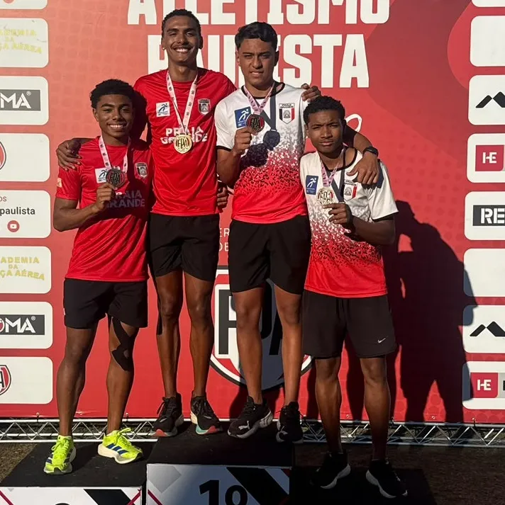 Time PG de Atletismo ‘voa’ e garante cinco medalhas no Paulista sub-18